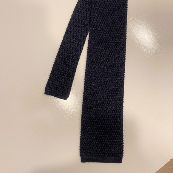 Tom Ford Silk Italian Knitted Square End Tie - Picture 4 of 9